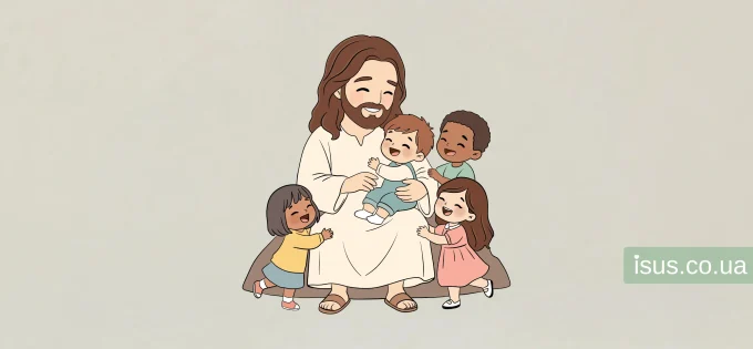 Ісус та діти. Ісус Христос є Любов