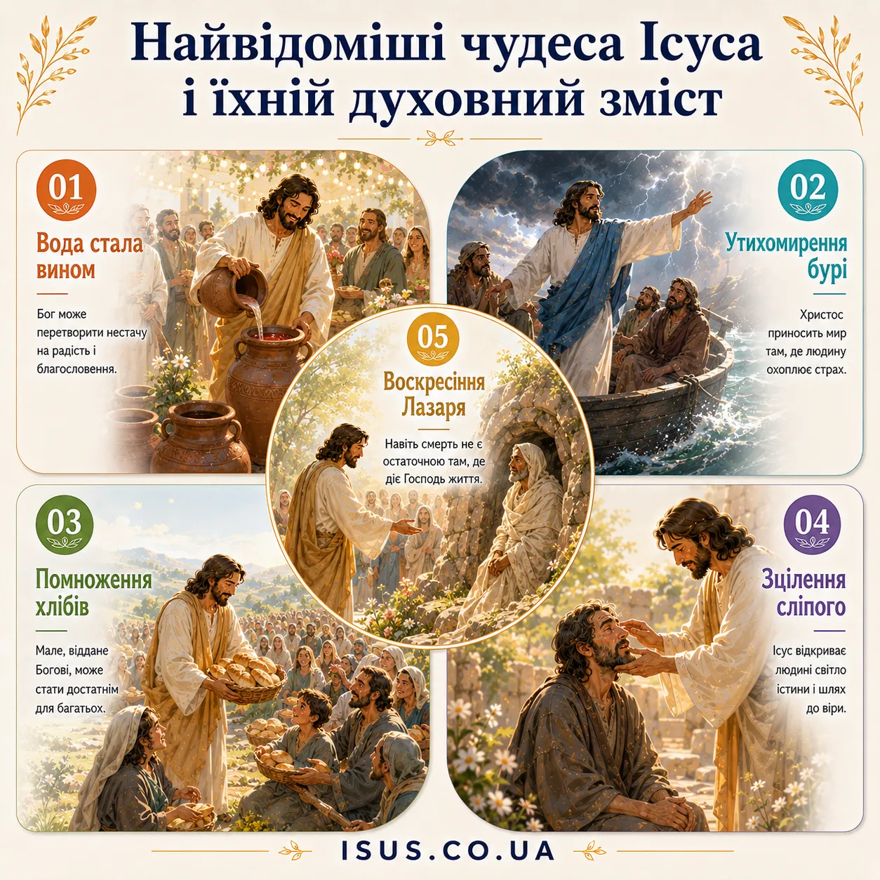 naividomishi chudesa Isusa