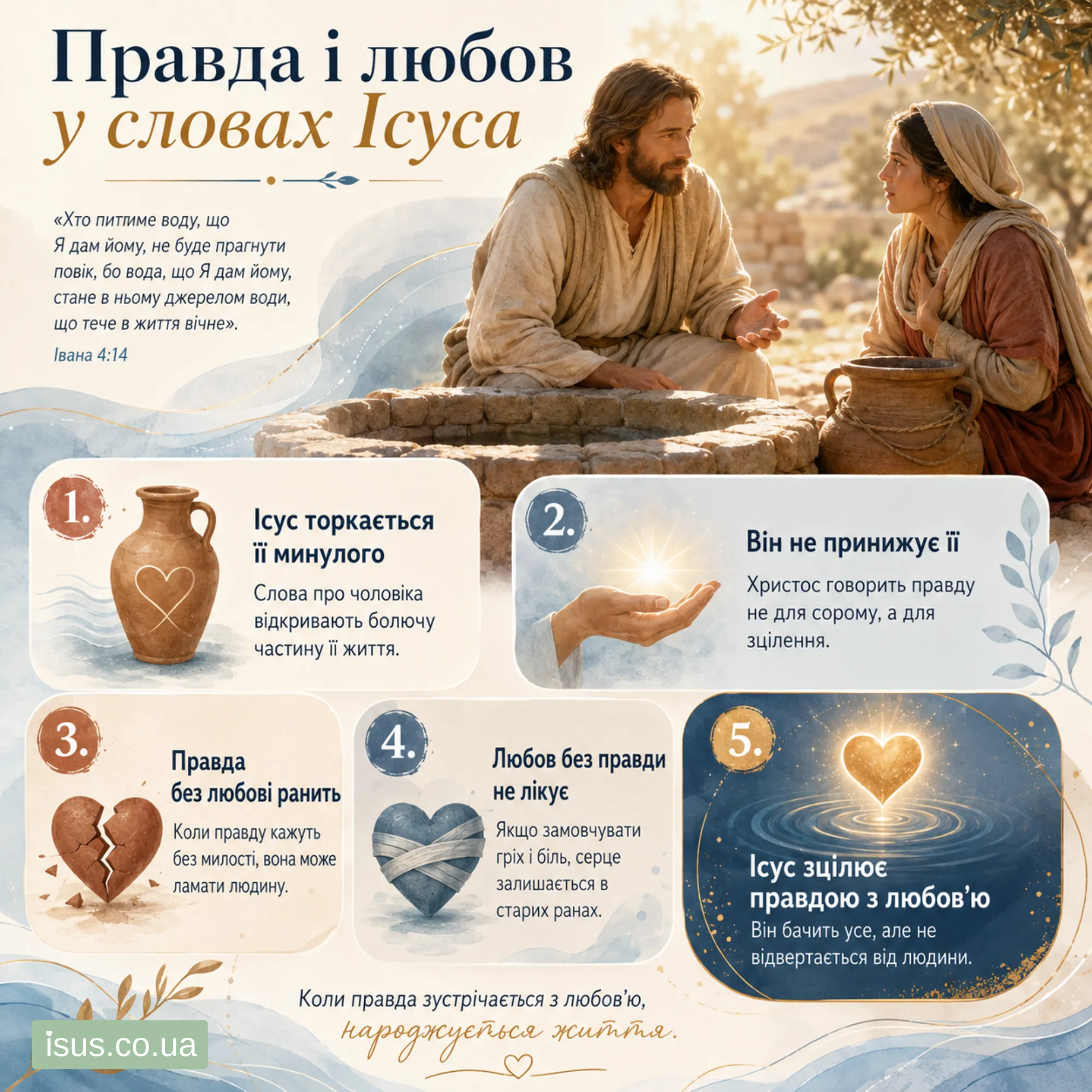 pravda i lyubov u slovakh Isusa result