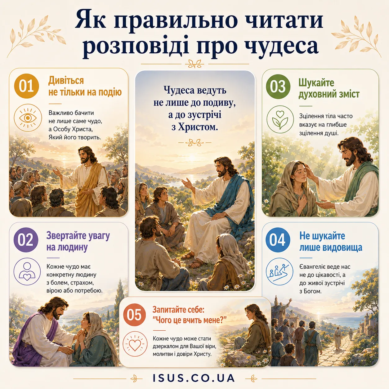 yak pravylno chytaty rozpovidi pro Isusa