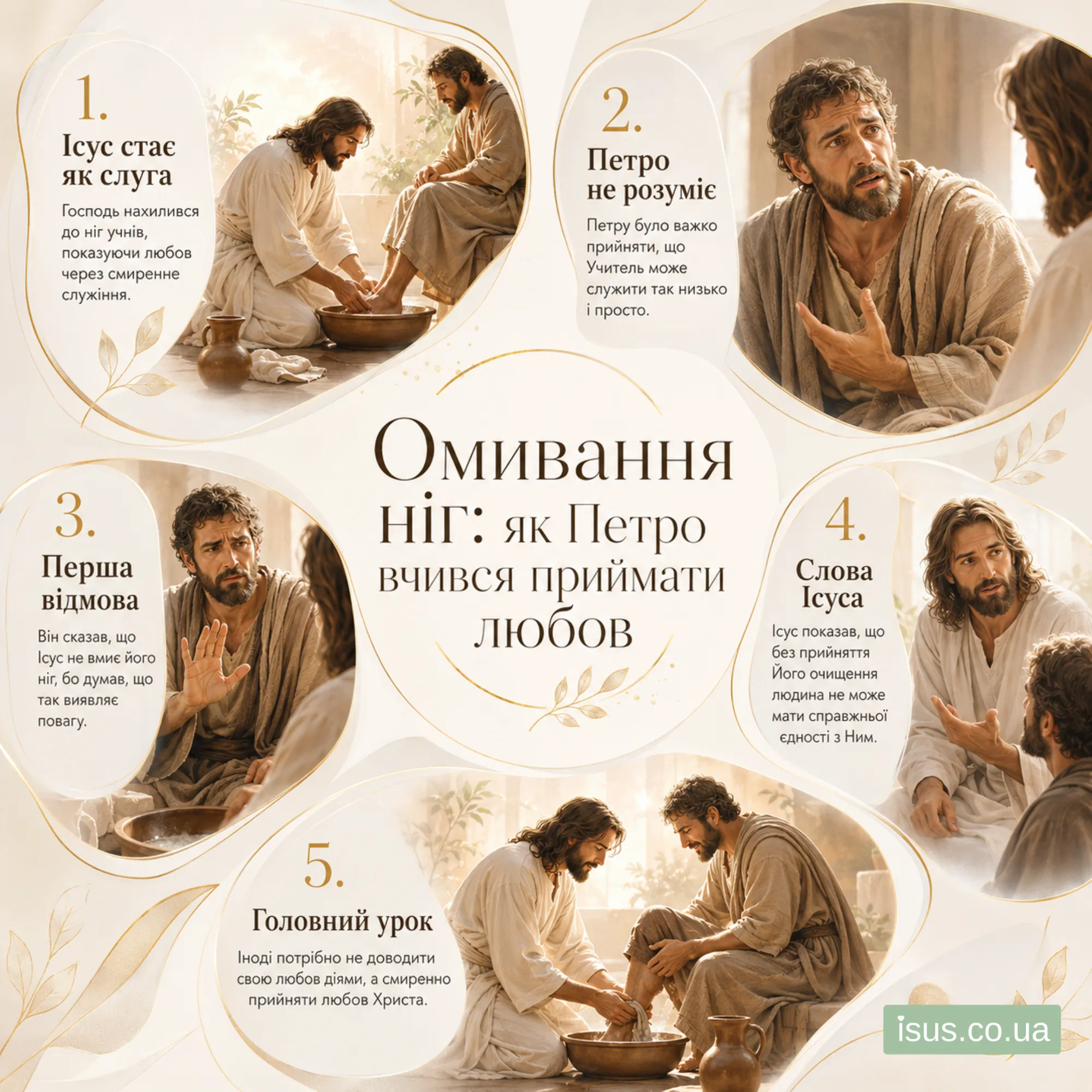 Ісус і Петро: історія дружби, віри, падіння і відновлення 6 omyvannya nig yak Petro vchyvsya pryjmaty lyubov result
