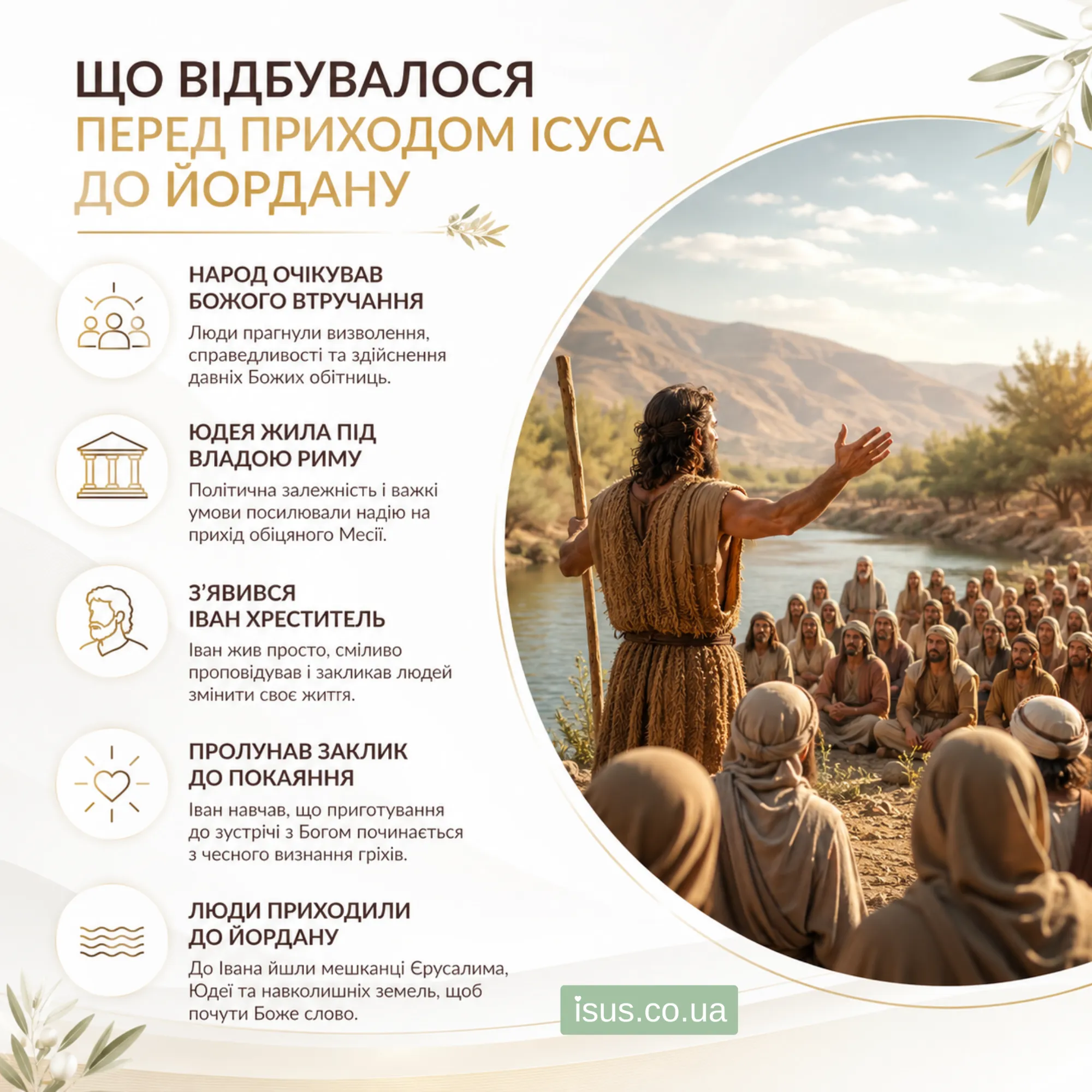 scho vidbuvalosya pered prykhodom Isusa do Jordanu result
