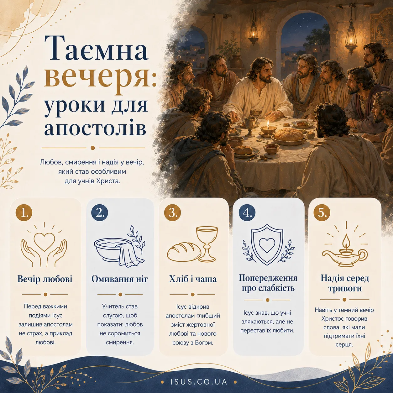 Ісус і апостоли 6 taemna vecharya