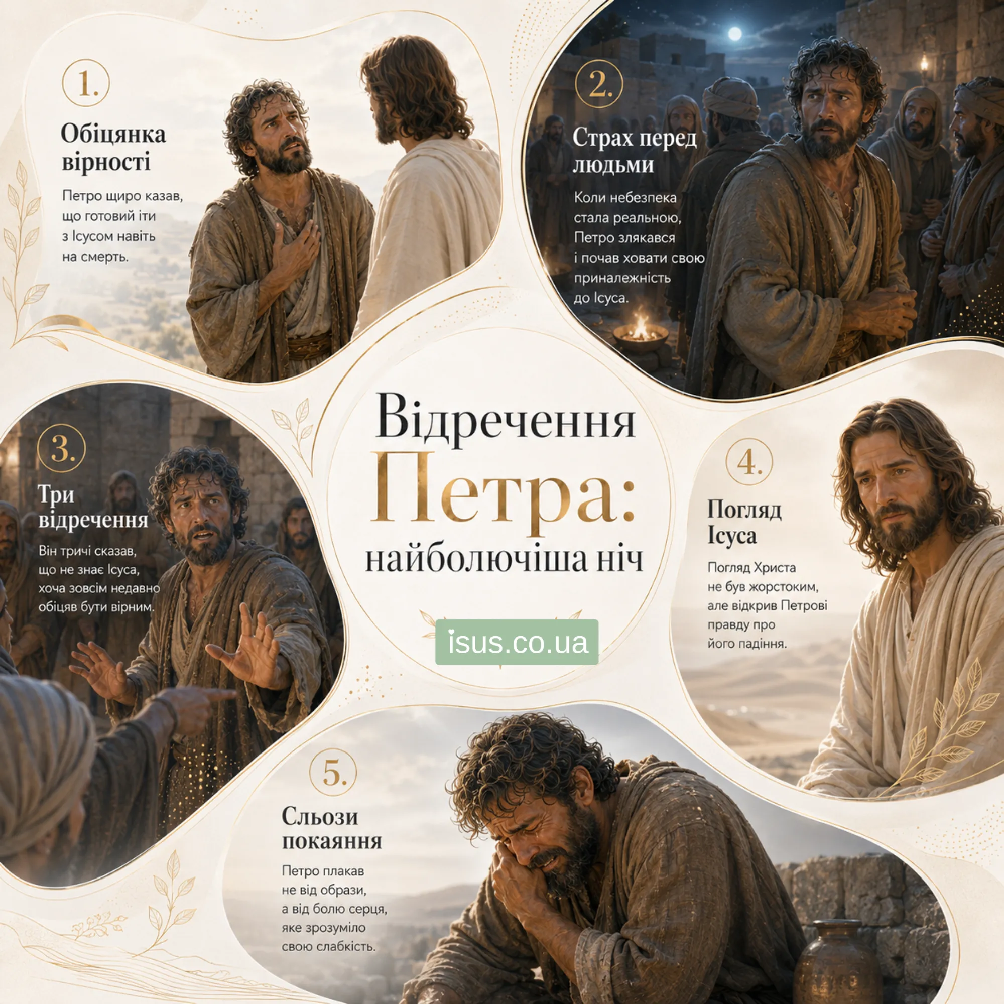 Ісус і Петро: історія дружби, віри, падіння і відновлення 7 vidrechennya Petra naybolyuchisha nich result